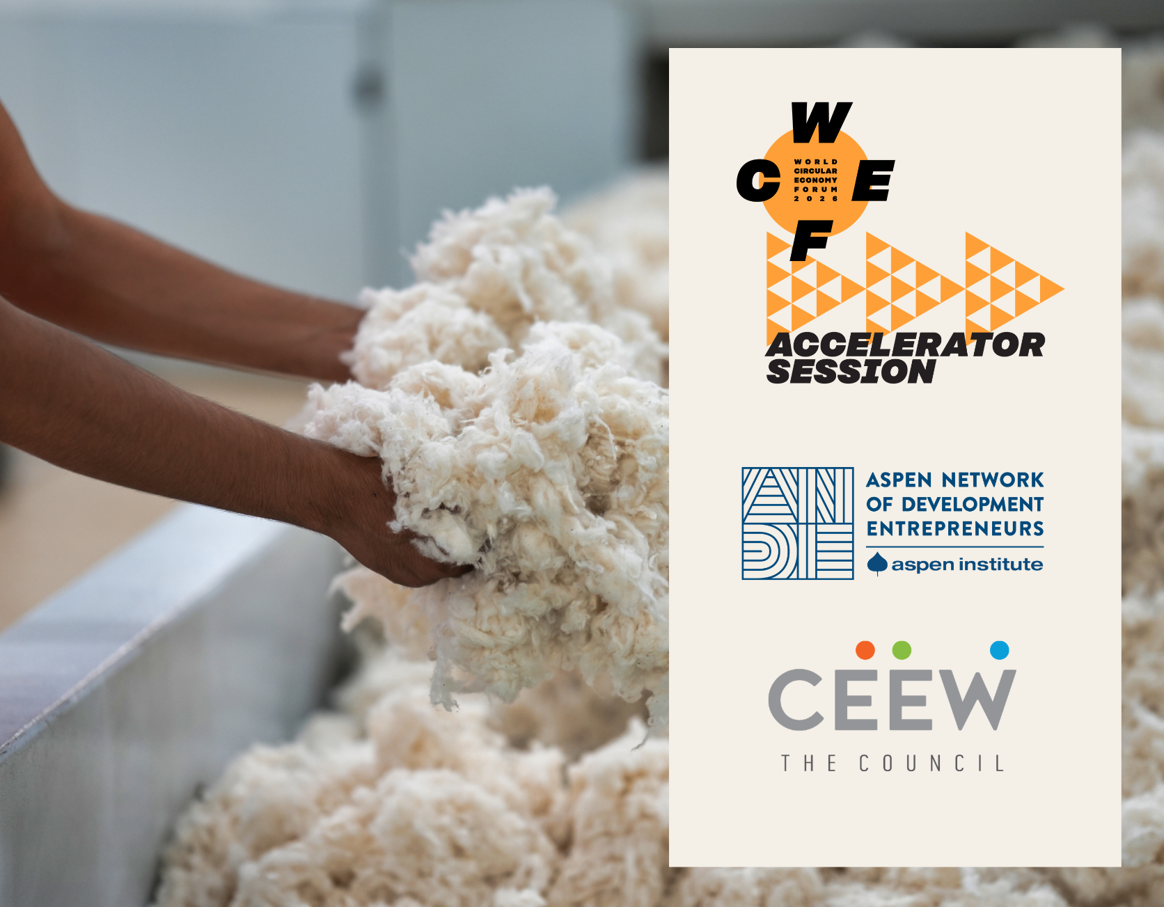 From Fibre to Finance: Unlocking Circular Textile Clusters – a WCEF2026 accelerator session